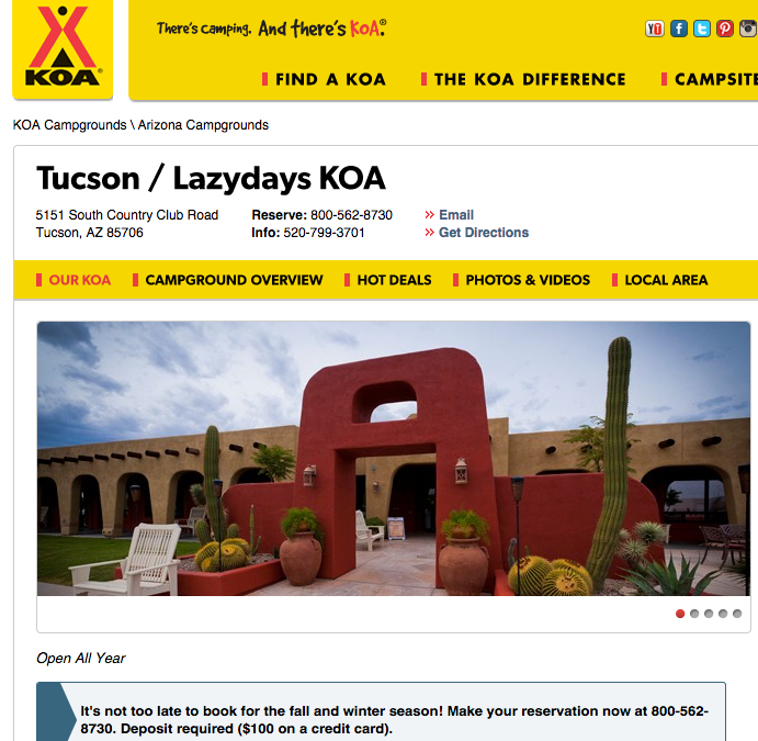 Biz awards - LazyDays KOA